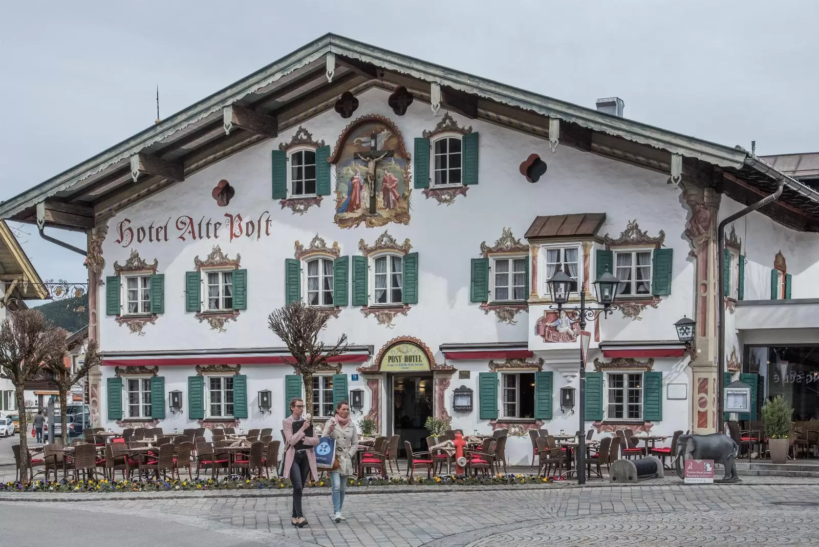 Oberammergau old town