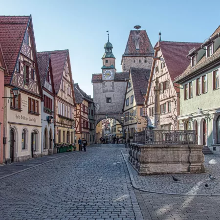 Rothenburg Röder Alley And St. Mark’s Tower