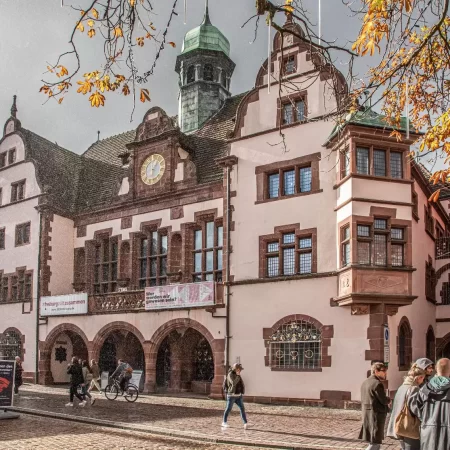 Freiburg Altes Und Neues Rathaus