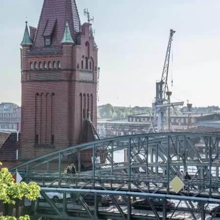 Lübeck Brückenturm Und Hubbrücke