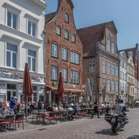 Lübeck Holstentor Terrace