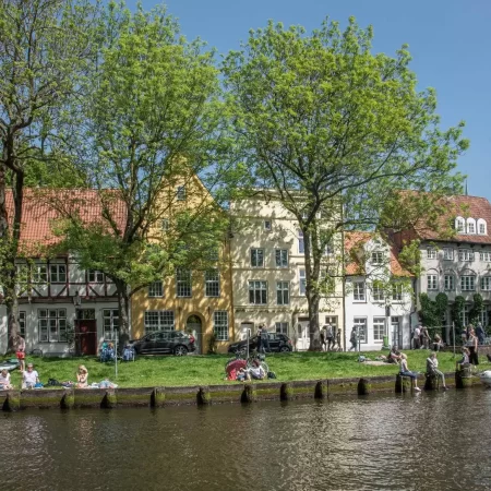 Lübeck Trave Embankment