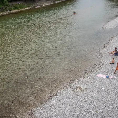 Baden direkt in Müchen Praterinsel