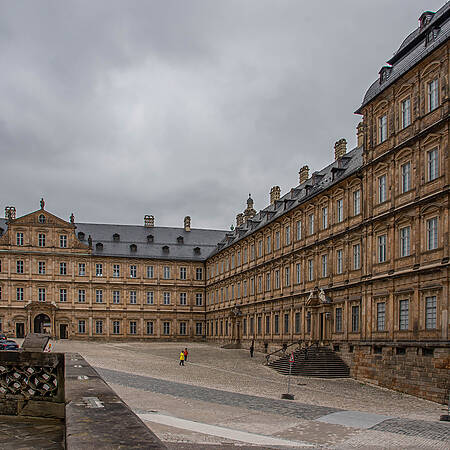 Die Neue Residenz Bamberg zeigt eindrucksvoll die Baukunst des Barock.